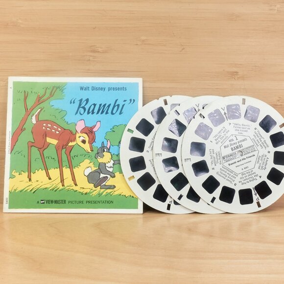 Vintage View-Master Reels Set B400 “Bambi” / 3 Reels + Booklet - Picture 3 of 6